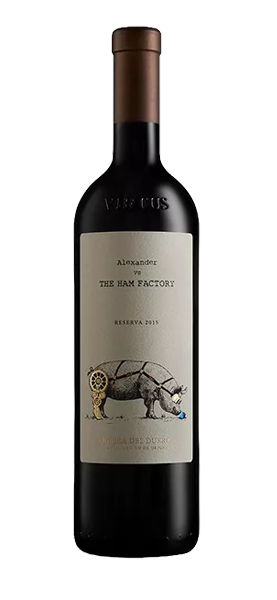 "Alexander vs The Ham Factory" Ribera del Duero Riserva 2015 von Casa Rojo