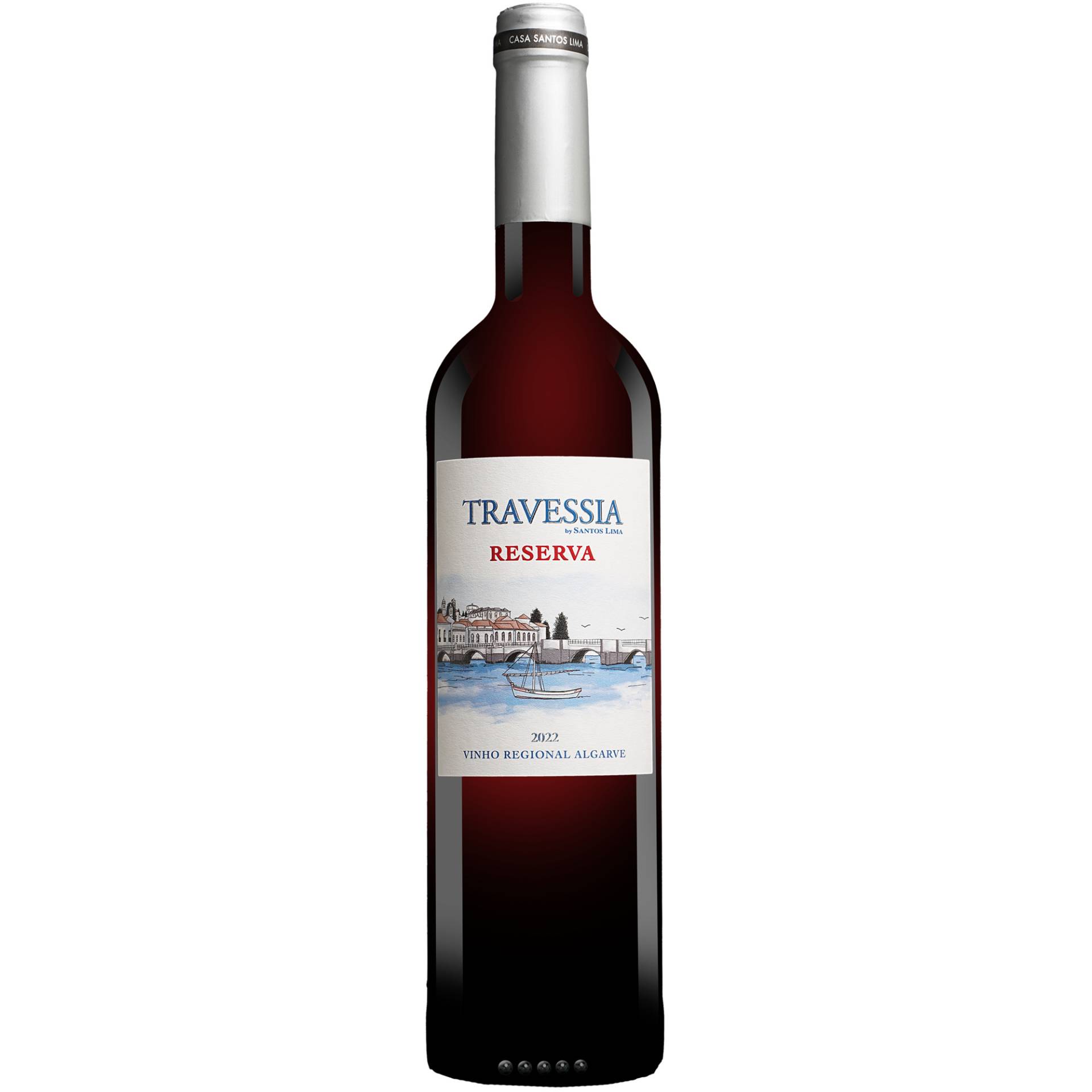 Travessia Reserva 2022  0.75L 14% Vol. Rotwein Trocken aus Portugal von Casa Santos Lima