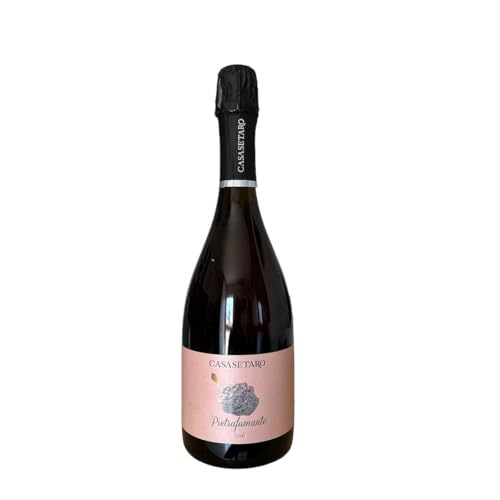 Casa Setaro Pietrafumante Rosè 2020, Brut-Schaumwein nach klassischer Methode, 100% Piedirosso, 12,5% Vol., 750 ml von Casa Setaro