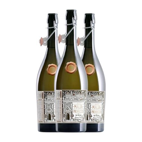 Botter Carlo Casa di Malia Frizzante Glera Prosecco 75 cl Weißer Sekt (Karton mit 3 Flaschen von 75 cl) von Casa Vinicola Botter Carlo