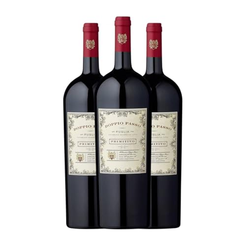 Botter Carlo Doppio Passo Primitivo Puglia Magnum-Flasche 1,5 L Rotwein (Karton mit 3 Magnum-Flasche von 1,5 L) von Casa Vinicola Botter Carlo