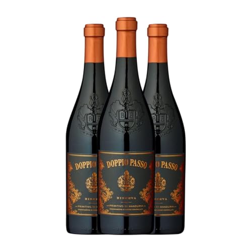 Botter Carlo Doppio Passo Primitivo di Manduria Reserve 75 cl Rotwein (Karton mit 3 Flaschen von 75 cl) von Casa Vinicola Botter Carlo