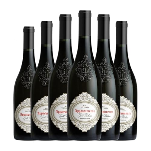 Botter Carlo Gold Cà Appassimento Vittoria 75 cl Rotwein (Karton mit 6 Flaschen von 75 cl) von Casa Vinicola Botter Carlo