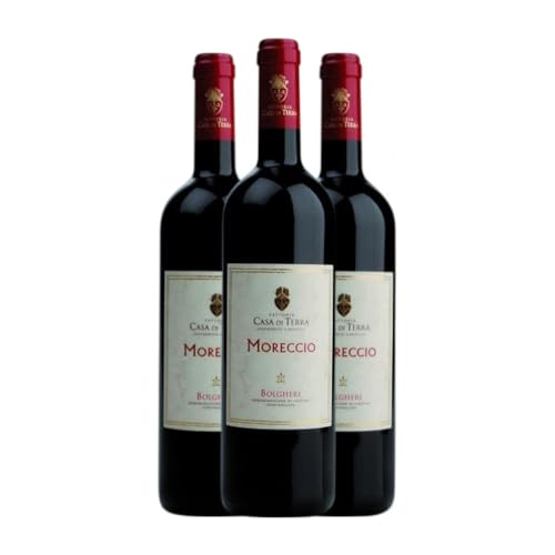 Casa di Terra. Moreccio Rosso Bolgheri 75 cl Rotwein (Karton mit 3 Flaschen von 75 cl) von Casa di Terra