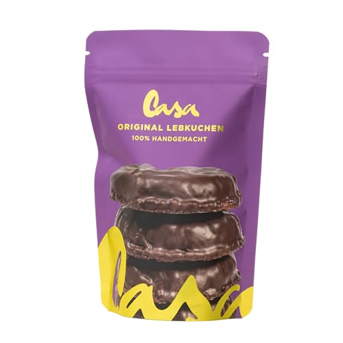 CASA Original Lebkuchen | 100% handgemacht | Der Klassiker neu definiert | 180g (4 Stück pro Packung) von Casa