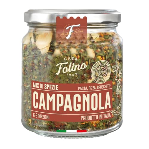 CasaFolino - Condipasta alla Campagnola - Handwerkliche Gewürzmischung für Nudeln | Intensiver und aromatischer Geschmack | Italienisches Produkt 80 g - 10 Portionen von CasaFolino