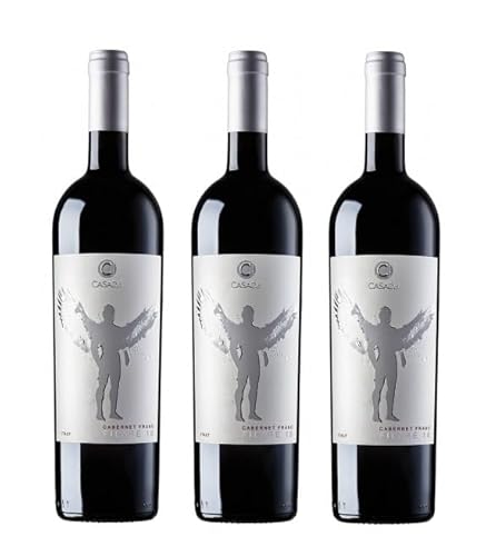 3x 0,75l - 2019er - Casadei - Filare 18 - Cabernet Franc - Toscana I.G.P. - Italien - Rotwein trocken von Casadei