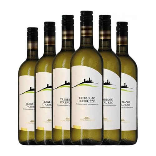 Casal Thaulero Borgo Trebbiano Trebbiano d'Abruzzo 75 cl Weißwein (Karton mit 6 Flaschen von 75 cl) von Casal Thaulero