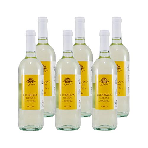 Casalina di Siziano Trebbiano Rubicone IGT Weißwein (6 x 0,75L) von Casalina di Siziano