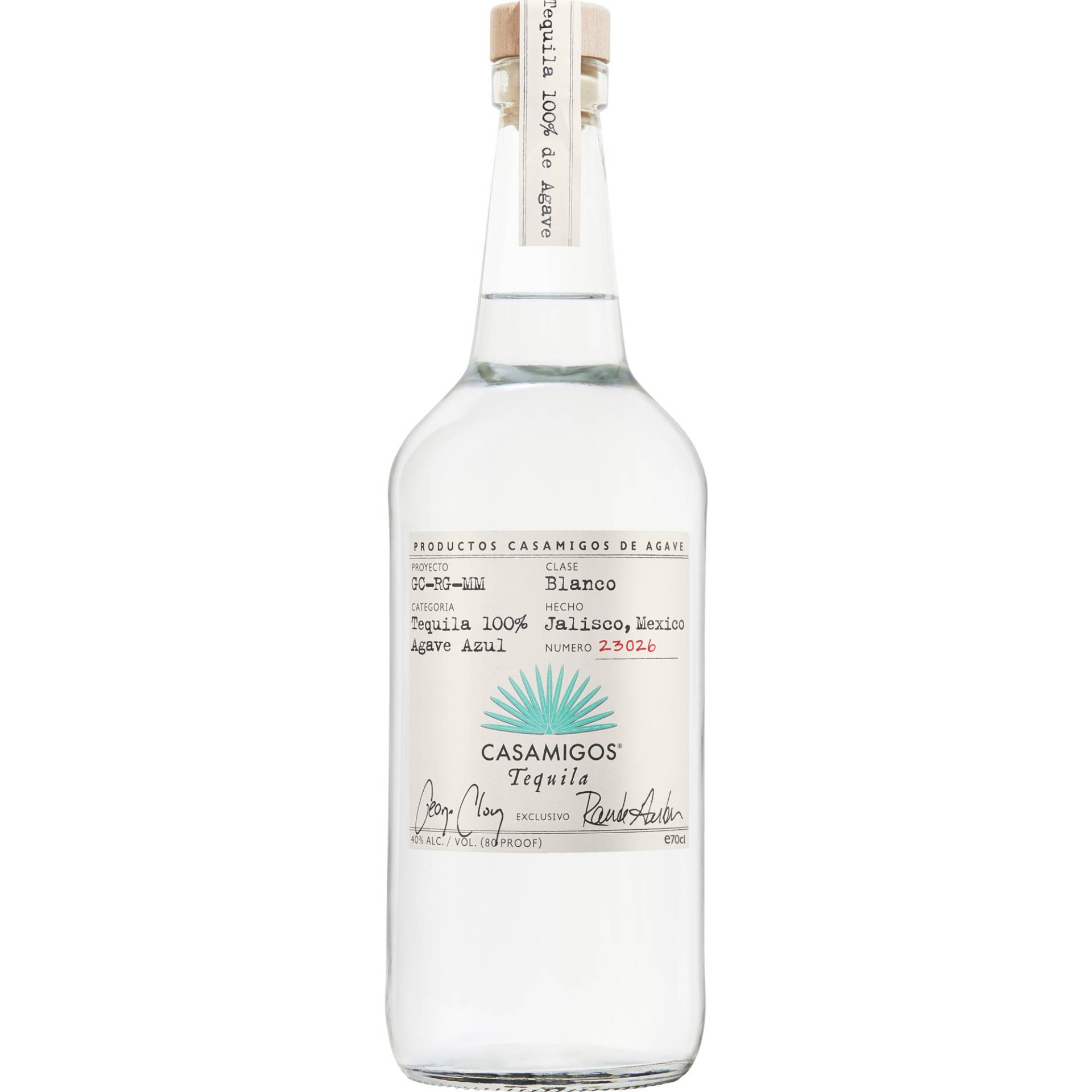 Casamigos Blanco Tequila, 0,7 L, 40% Vol., Spirituosen von Casamigos Tequila, Molenwerf 12, Amsterdam 1014 BG Netherlands