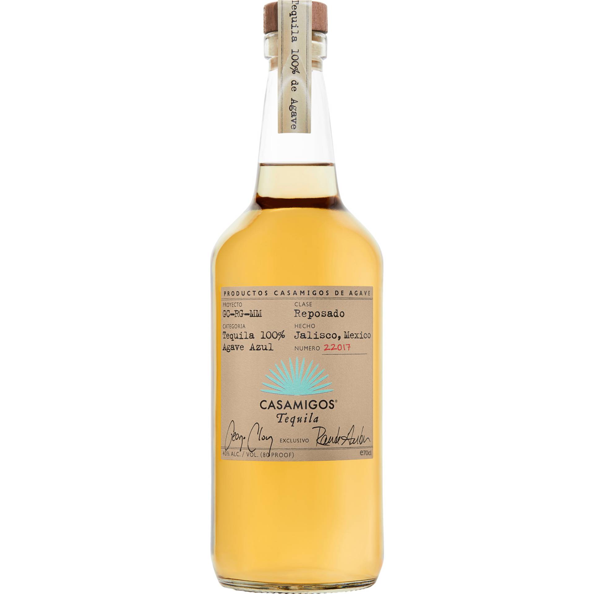 Casamigos Reposado Tequila, 0,7 L, 40% Vol., Spirituosen von Casamigos Tequila, Molenwerf 12, Amsterdam 1014 BG Netherlands