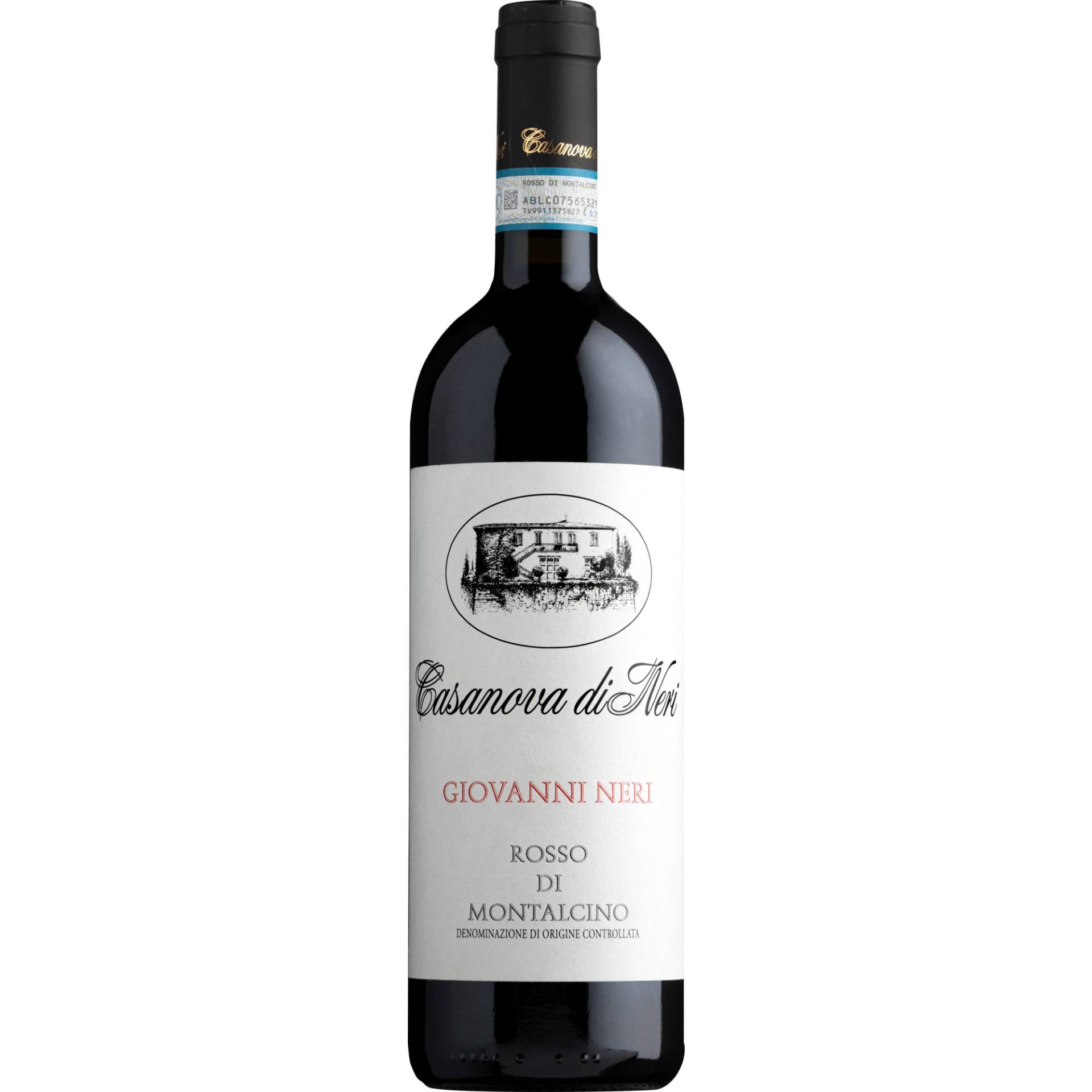 Casanova di Neri Giovanni Neri Rosso di Montalcino, Rosso di Montalcino DOC, Toskana, 2018, Rotwein von Casanova di Neri, Podere Fiesole, IT-53024 Montalcino (SI)