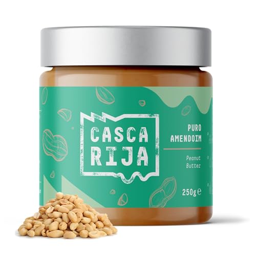 CASCA RIJA: Erdnussbutter 250g | 99,8% Geröstete Erdnüsse + 0,01% Gemahlener Zimt + 0,01% Ingwerpulver | 100% Natürlich und Cremig, Ohne Erdnussstücke, Vegan von Casca Rija