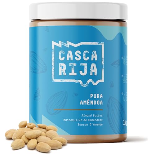 CASCA RIJA: Mandelbutter 1 kg | 99,8% Geröstete Mandeln + 0,01% Gemahlener Zimt + 0,01% Ingwerpulver | 100% Natürlich und Cremig, ohne Mandelstücke, Vegan von Casca Rija