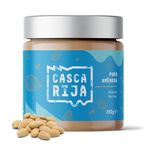 CASCA RIJA: Mandelbutter 250g | 99,8% Geröstete Mandeln + 0,01% Gemahlener Zimt + 0,01% Ingwerpulver | 100% Natürlich und Cremig, ohne Mandelstücke, Vegan von Casca Rija