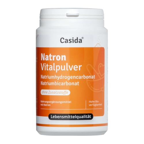 Casida Natron Vitalpulver - feines Pulver, Baking Soda, Hochreine Lebensmittelqualität 300 g von Casida