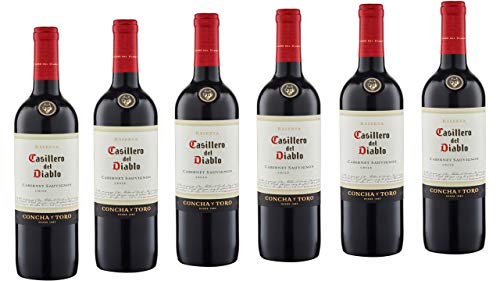 6x 0,75l - 2019er - Casillero del Diablo - Cabernet Sauvignon - Valle del Rapel - Chile - Rotwein trocken von Casillero del Diablo