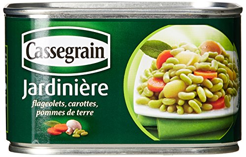 Cassegrain Jardiniere Garten Gemüse Mix Flageolets Füllmenge 400g / ATG 265g von Cassegrain