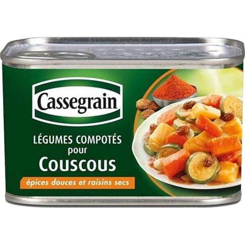 Cassegrain Lã © Gumes Couscous Gewürze Süß und Rosinen 375g (Pack of 5) von Cassegrain