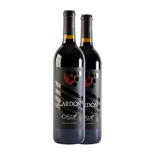 Casta de Vinos Cardón Valle de Guadalupe 75 cl Rotwein (Karton mit 2 Flaschen von 75 cl) von Casta de Vinos