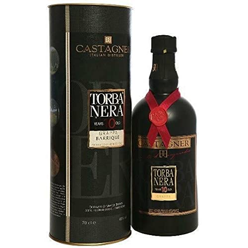 GRAPPA TORBA NERA 10 Jahre RISERVA 70 CL IN ASTUCCIO von Castagner