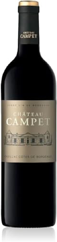 Château Campet - Rotwein Trocken - Wein Französisch - Cadillac Côtes de Bordeaux AOP – Jahrgang 2021 (1 x 0,75 l) von Castel Chateaux Grands Crus