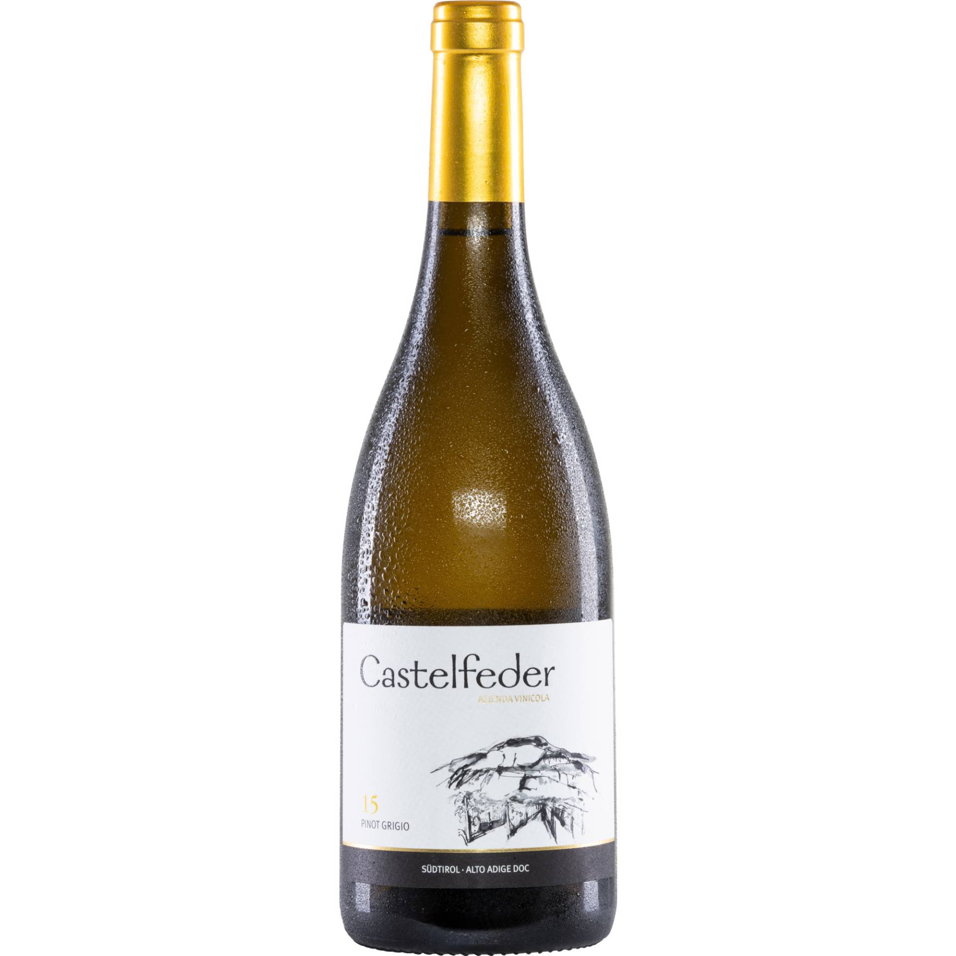 Castelfeder 15 Pinot Grigio, Alto Adige DOC, Südtirol, 2023, Weißwein von Castelfeder - Laubengasse 11, 39044 Neumarkt, Italien