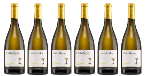 6x 0,75l - 2023er - Castelfeder - vom Stein - Pinot Bianco - Alto Adige D.O.P. - Südtirol - Italien - Weißwein trocken von Castelfeder