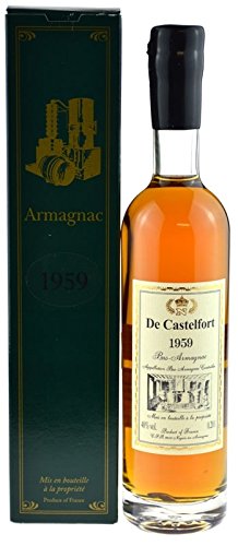 Rarität: Armagnac De Castelfort 0,2l Jahrgang 1959 inkl. Geschenkkarton von Castelfort