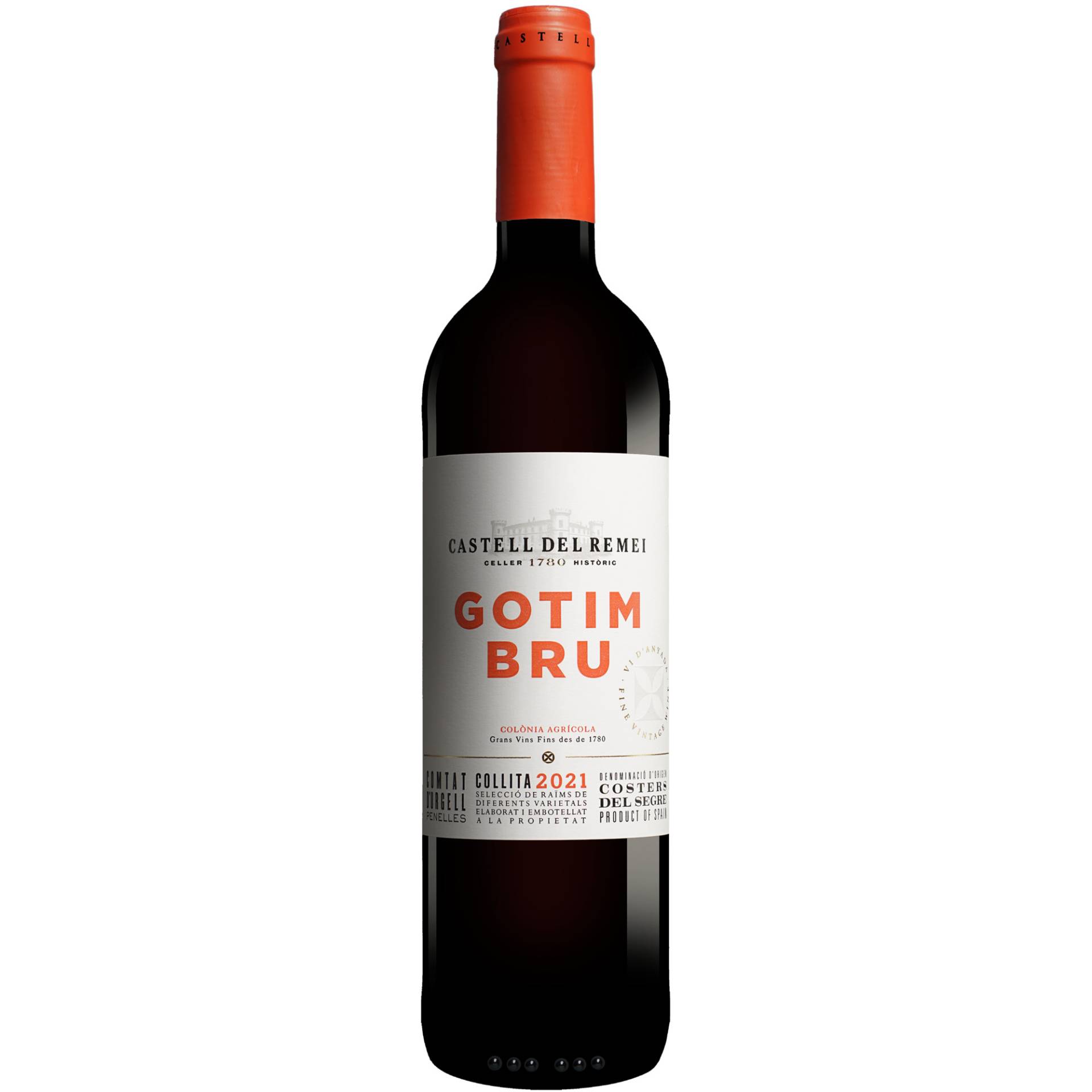 Castell del Remei »Gotim Bru« 2021  0.75L 14% Vol. Rotwein Trocken aus Spanien von Castell del Remei