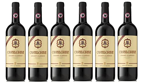 6x 0,75l - 2019er - Castelli del Grevepesa - Castelgreve - Chianti Classico Riserva D.O.C.G. - Toscana - Italien - Rotwein trocken von Castelli del Grevepesa - Castelgreve