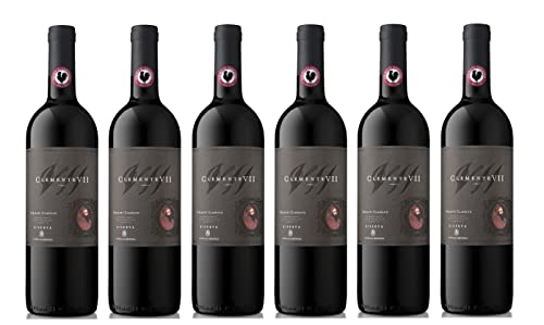 6x 0,75l - 2019er - Castelli del Grevepesa - Clemente VII - Chianti Classico Riserva D.O.C.G. - Toscana - Italien - Rotwein trocken von Castelli del Grevepesa - Castelgreve