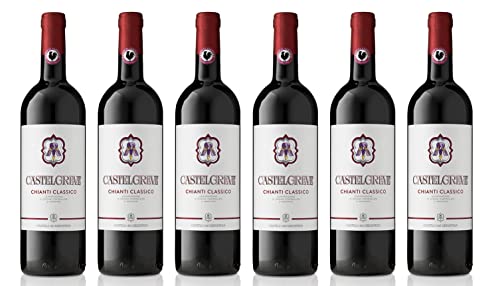 6x 0,75l - 2021er - Castelli del Grevepesa - Castelgreve - Chianti Classico D.O.C.G. - Toscana - Italien - Rotwein trocken von Castelli del Grevepesa - Castelgreve