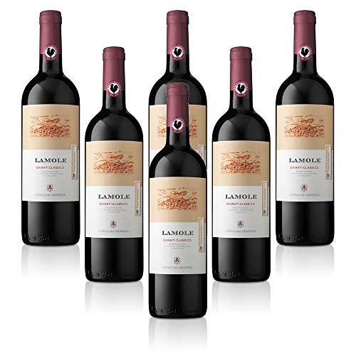 Italienischer Rotwein Chianti Classico DOCG Lamole Gran Selezione Castelli del Grevepesa Clemente (6 flaschen 75 cl.) von Castelli del Grevepesa Clemente