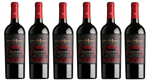 6x 0,75l - 2022er - Castello Monaci - Coribante - Rosso - Salento I.G.P. - Apulien - Italien - Rotwein trocken von Castello Monaci