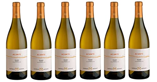 6x 0,75l - 2023er - Castello Monaci - Acante - Fiano - Salento I.G.P. - Apulien - Italien - Weißwein trocken von Castello Monaci