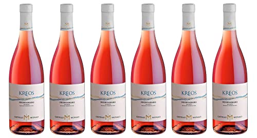 6x 0,75l - 2023er - Castello Monaci - Kreos - Negroamaro Rosato - Salento I.G.P. - Apulien - Italien - Rosé-Wein trocken von Castello Monaci