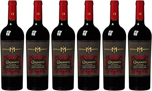 Castello Monaci Coribante Salento IGT 2020/2021 Rotwein trocken (6 x 0.75 l) von Castello Monaci