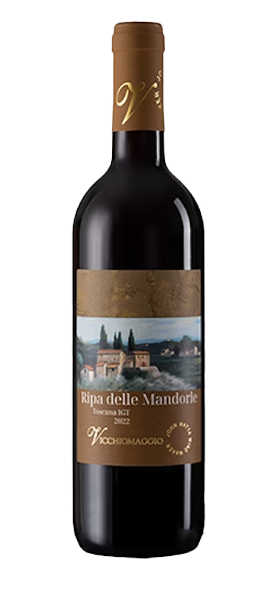 "Ripa delle Mandorle" Rosso Toscana IGT 2022 von Castello Vicchiomaggio