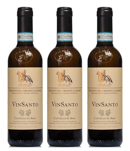 3x 0,375l - 2015er - Castello di Ama - Vin Santo del Chianti Classico D.O.P. - Toscana - Italien - Dessertwein süß von Castello di Ama