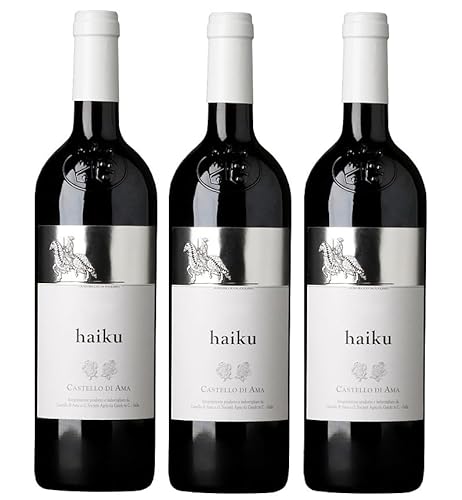 3x 0,75l - 2020er - Castello di Ama - Haiku - Rosso - Toscana I.G.P. - Italien - Rotwein trocken von Castello di Ama