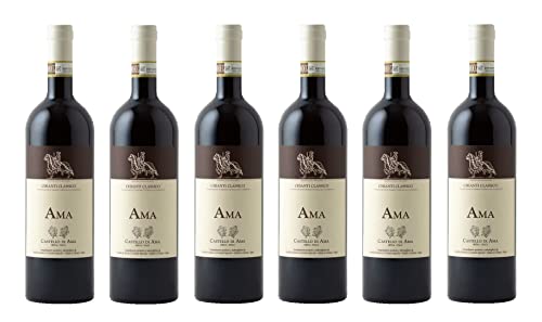 6x 0,75l - 2021er - Castello di Ama - Ama - Chianti Classico D.O.C.G. - Toscana - Italien - Rotwein trocken von Castello di Ama