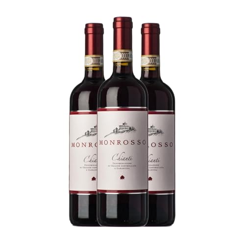 Castello di Monsanto Monrosso Chianti 75 cl Rotwein (Karton mit 3 Flaschen von 75 cl) von Castello di Monsanto