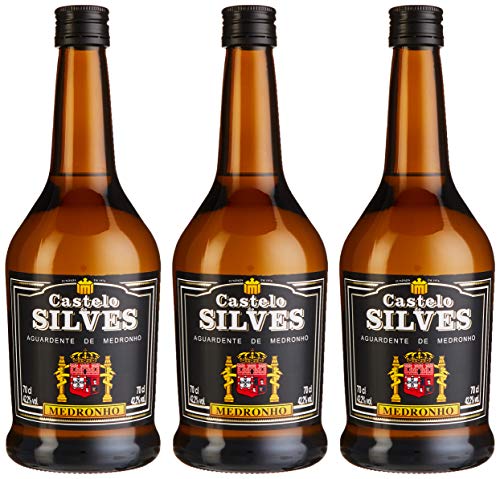 Castelo de Silves Aguardente de Medronho Algarve Obstbrände (3 x 0.7 l) von Castelo de Silves