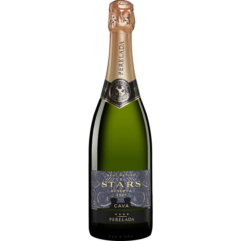 Perelada Cava Stars Brut Nature 2021  0.75L 11.5% Vol. Sehr Trocken aus Spanien von Castillo Perelada