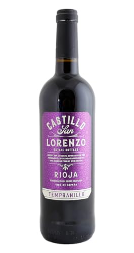 Castillo San Lorenzo Tempranillo 2022 | Rotwein | Rioja – Spanien | 1 x 0,75 Liter von Castillo San Lorenzo