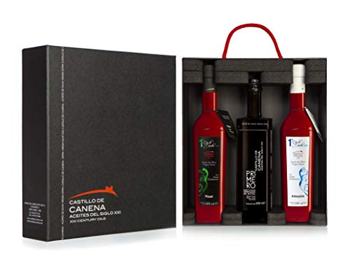 Castillo de Canena - Horeca-Etui mit 3 Flaschen - Royal 500 ml + Erntedankfest 500 ml + Erster Erntedag Piqué von Castillo de Canena