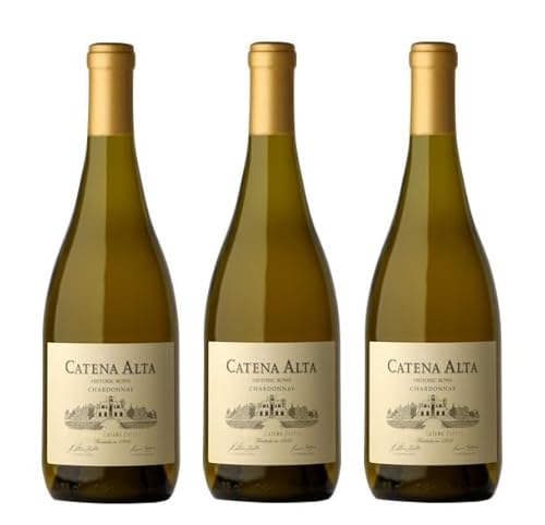 3x 0,75l - 2022er - Catena Zapata - Catena Alta - Chardonnay - Mendoza - Argentinien - Weißwein trocken von Catena Zapata