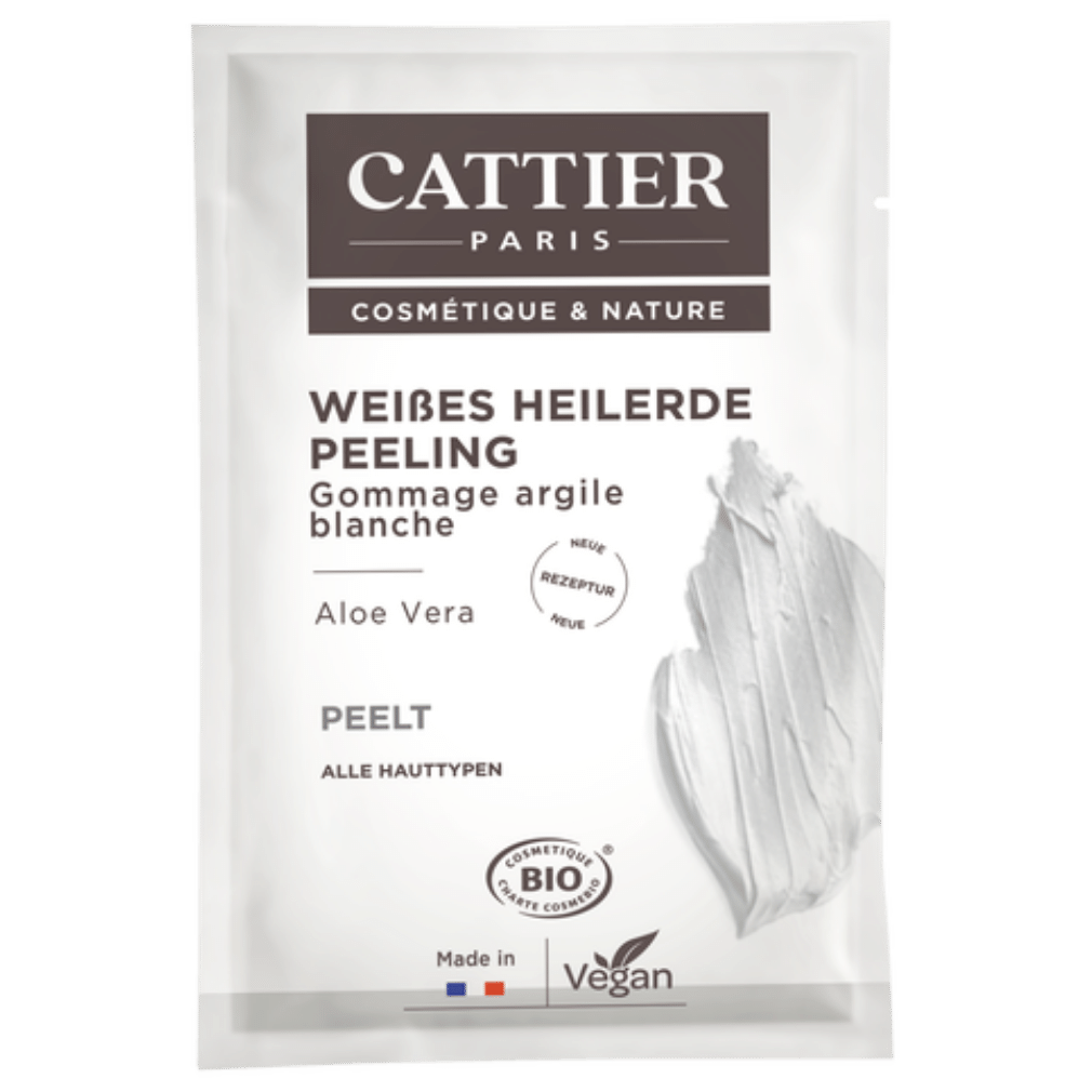 Weiße Heilerde Peeling Aloe Vera, 12,5ml von Cattier