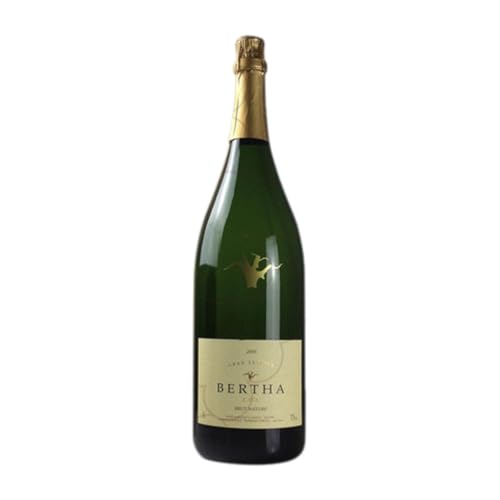 Bertha Cardus Brut Natur Cava Große Reserve Jeroboam-Doppelmagnum Flasche 3 L Weißer Sekt von Cava Bertha